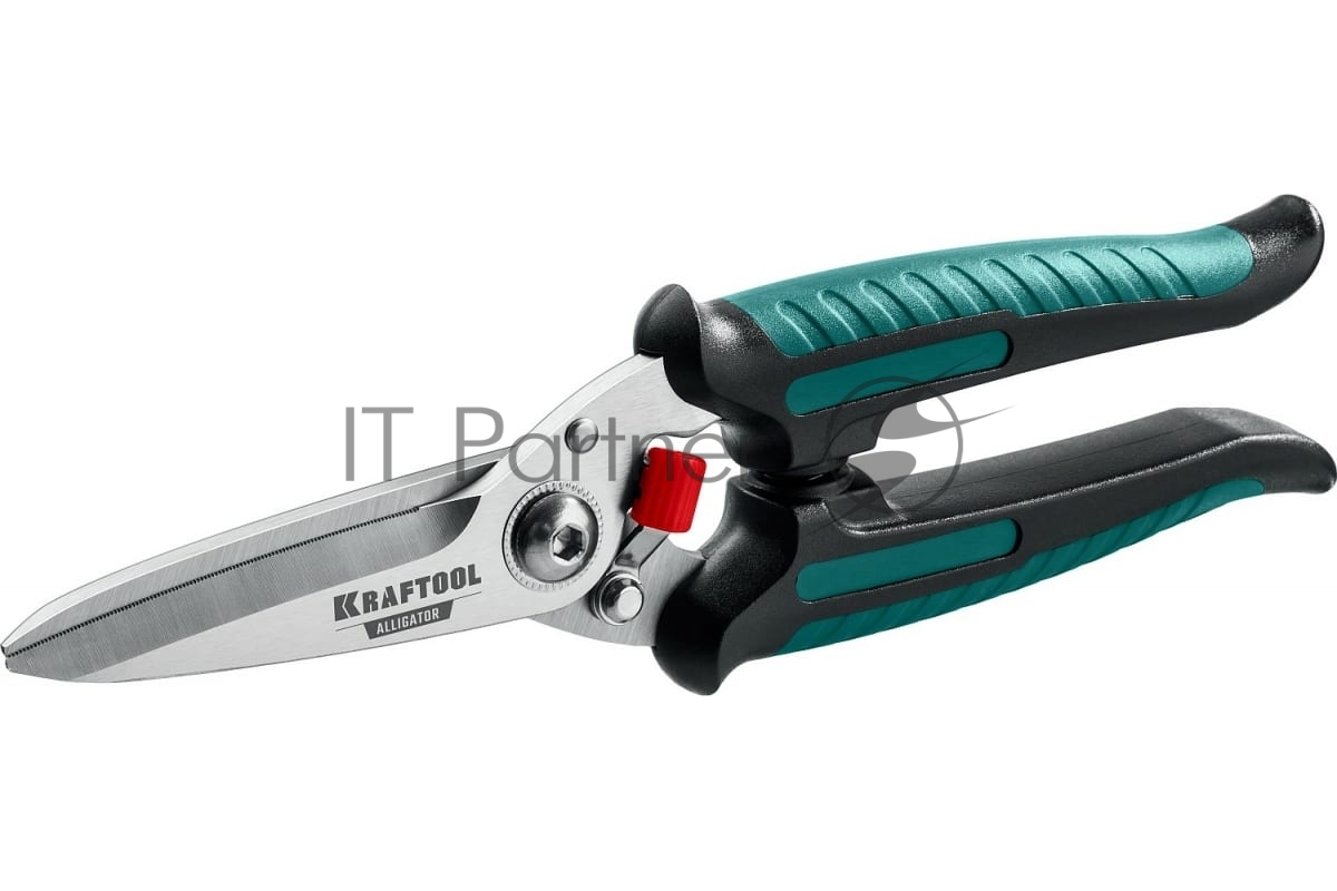 23201 KRAFTOOL Alligator, 200 мм, многофункциональные прямые  технические ножницы ()