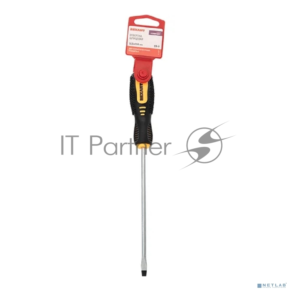 Rexant (12-6428) Отвертка шлицевая SL5x150mm, двухкомпонентная рукоятка