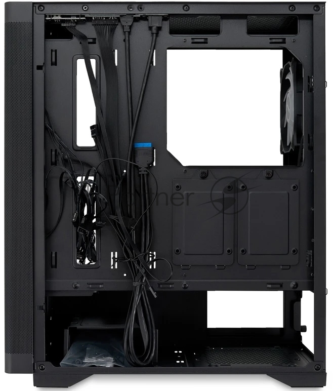 Компьютерный корпус HSPD M520, Mesh Mid Tower, черный, slide TG, 0.45 SPCC, 4x120мм ARGb ATX, mATX, mITX 160/330/184мм 2x2.5", -, 7xPCI 2xUSB-A 3.0, 1xUSB-A 1.0 390x200x449мм