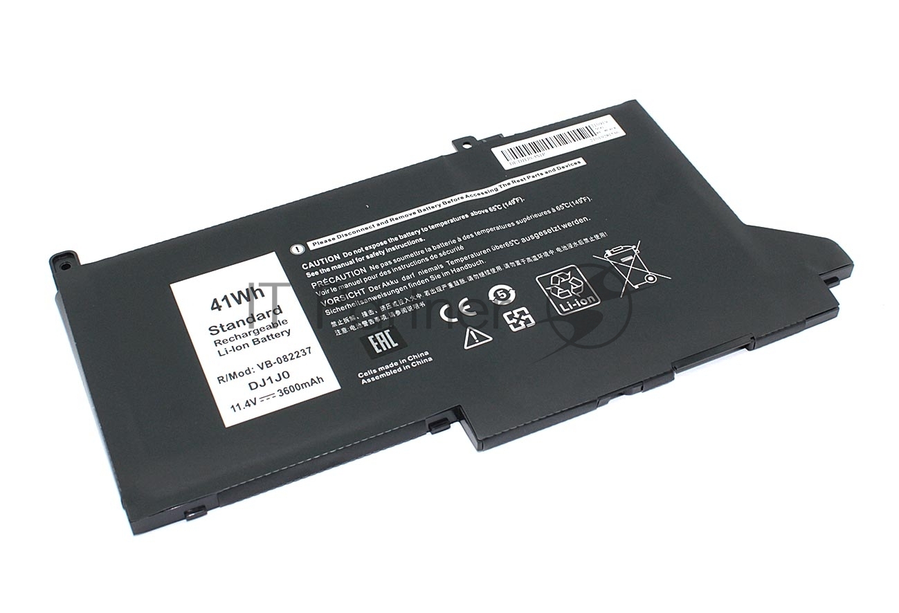 Аккумуляторная батарея для ноутбука Dell Latitude E7280 11.4V 3600mAh OEM