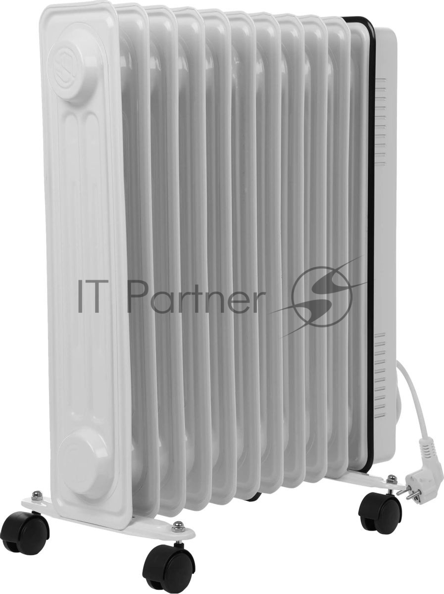 Масляный обогреватель Centek CT-6207 (11 секций) белый, 1000/1750/2500 Вт, 25 м2, 3 режима, термостат