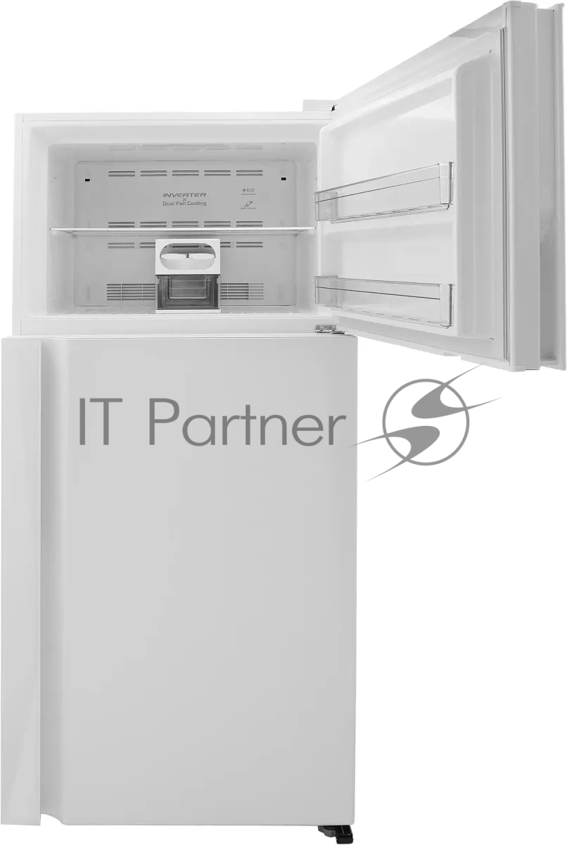 Холодильник Hitachi R-V660PUC7-1 TWH белый текстур. двухкамерный инвертер 405/145л морозилка сверху
