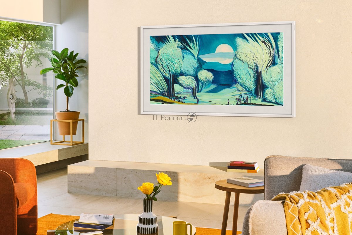 Телевизор QLED Samsung 65" QE65LS03FAUXRU The Frame черный 4K Ultra HD 120Hz DVB-T2 DVB-C DVB-S2 USB WiFi Smart TV