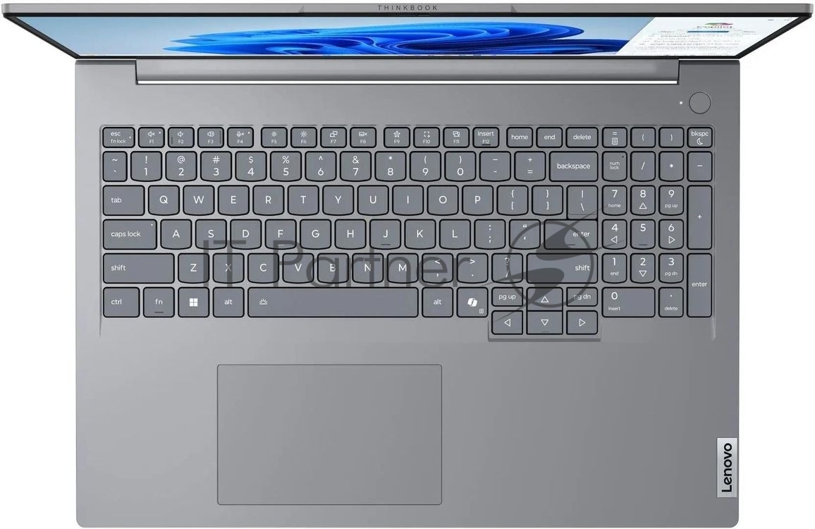 Ноутбук Lenovo Thinkbook 16 G8 IAL - 16", 1920x1200 (WUXGA), 300-nit, Intel Core Ultra 9 185H 2300MHz, DDR5 16 ГБ, SSD 512 ГБ, Intel Graphics, Bluetooth, Wi-Fi, FPR, серый, ОС не установлена, 21SK00JUGP