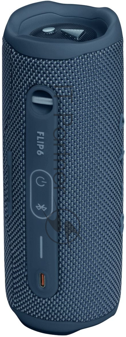 Портативная акустика JBL Flip 6 синий, Bluetooth 5.1, время воспроизведения 12 ч, емкость аккумулятора 4800 mAh, время заряда 2,5 ч, синий
