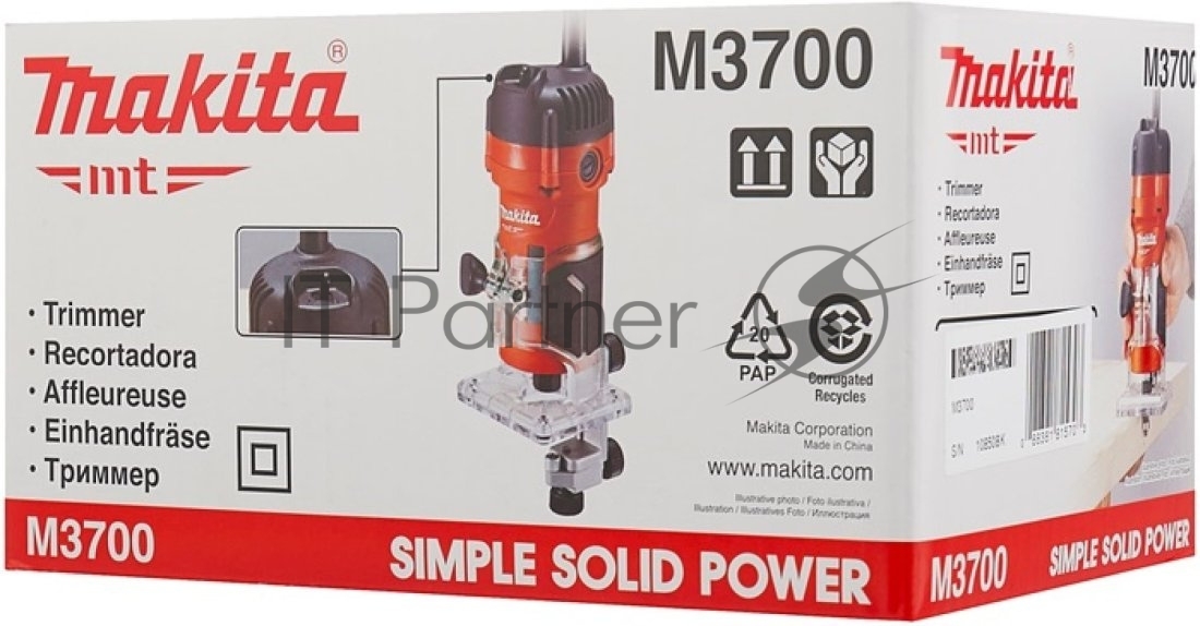 Фрезер кромочный Makita M3700 190328