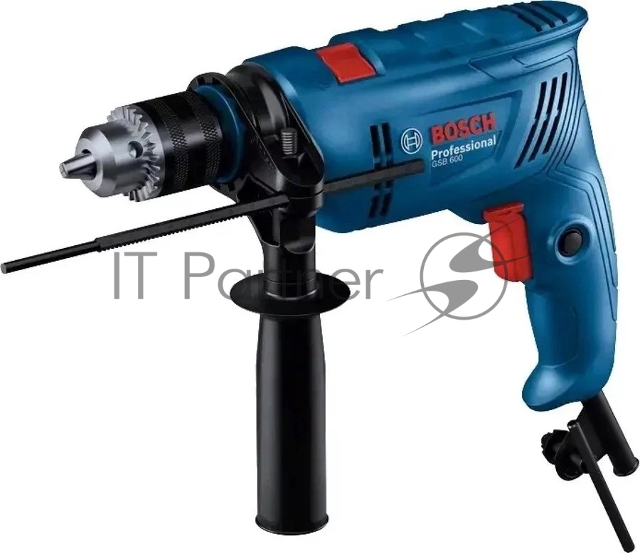 Дрель-шуруповерт Bosch GSB 600, 600 Вт, 1,5 Нм, щеточный, ударная