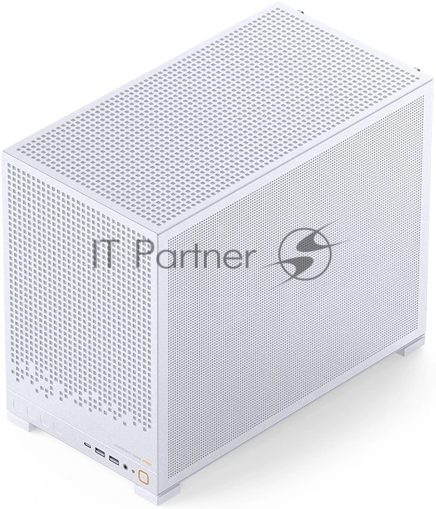 Корпус без блока питания Case JONSBO D32 PRO, Mini-Tower, TG, no fan, 2xUSB-A 3.2 + 1xUSB-C 3.2, mATX, mDTX, mITX White