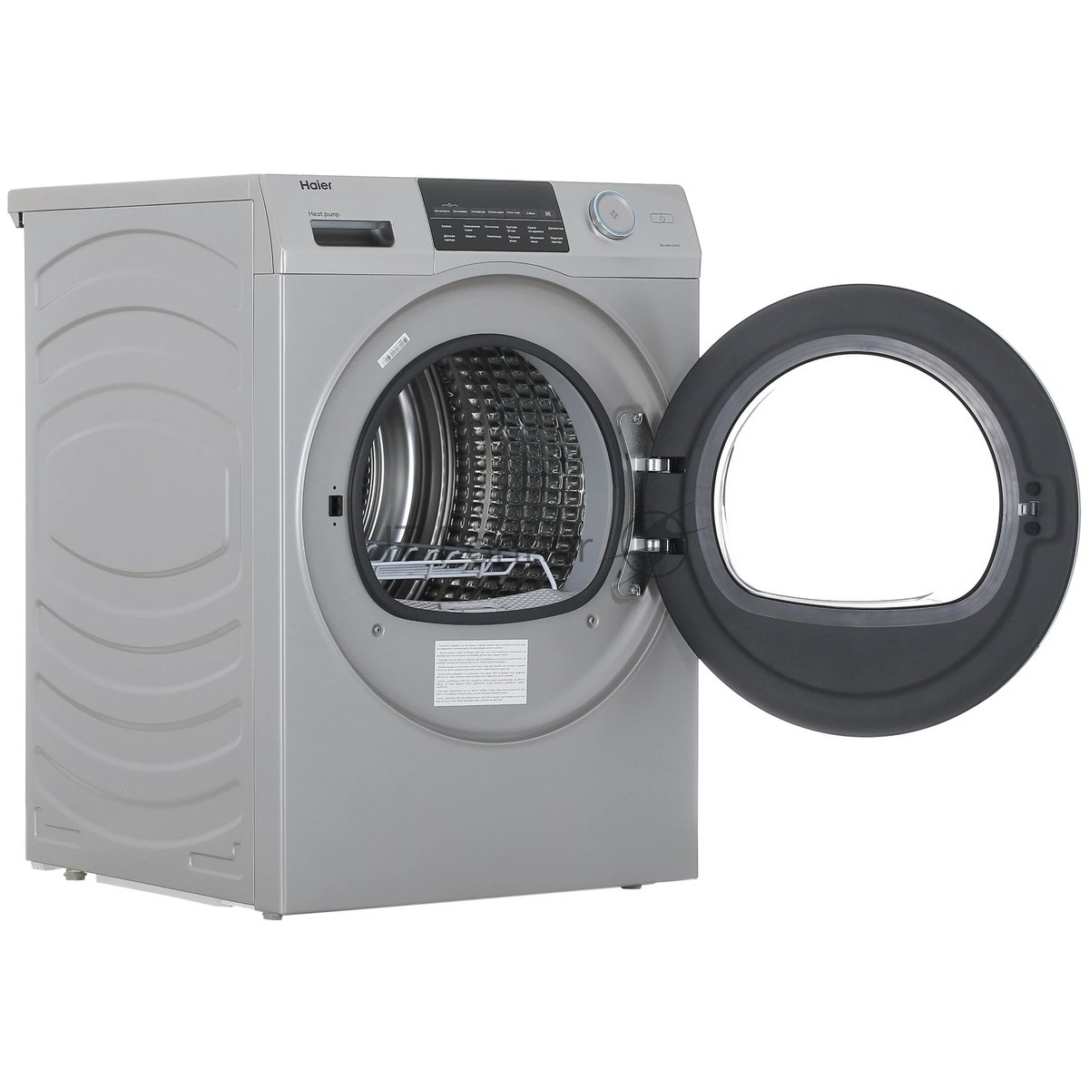 Haier HD90-A2959S Сушильная машина Haier HD90-A2959S серый/черный, 9 кг, сушка - тепловой насос, программ -  12, 59.5 x