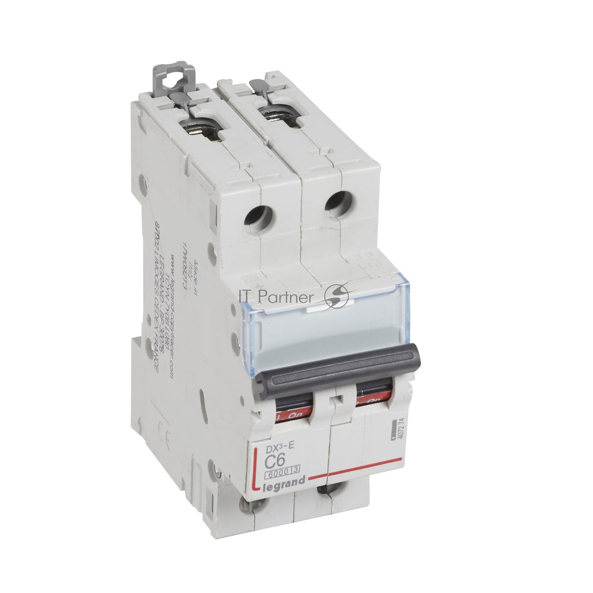 Автоматический выключатель Legrand 407274, 2П, 6А, тип C, 6кА