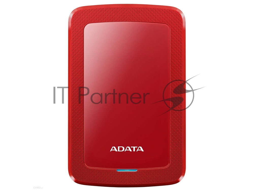 Внешний диск HDD ADATA - HV300, 2 ТБ, 2.5", USB Type A, Питание по USB, красный, AHV300-2TU31-CRD