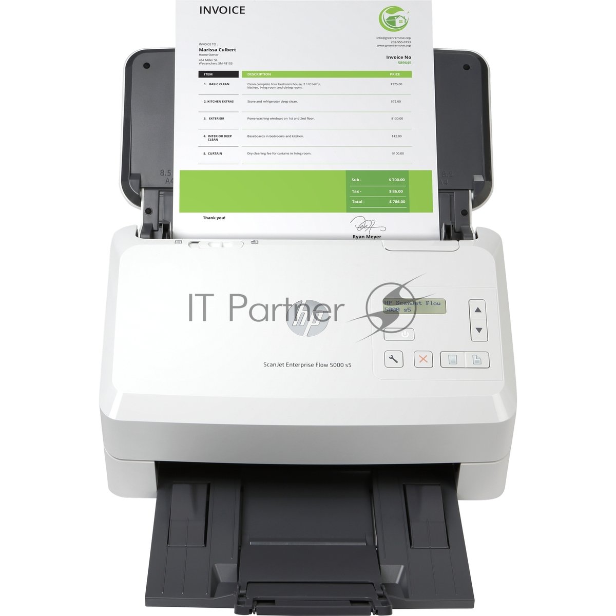 Сканер HP ScanJet Enterprise Flow 5000 s5, 1y warr, (replace L2755A)