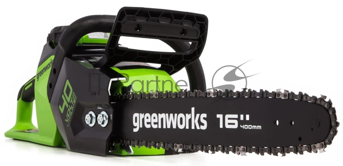 Цепная пила Greenworks GD40CS18 аккум. 1800Вт 2.4л.с. дл.шины:16" (40cm) 1аккум. 8Ач ЗУ (2005807UH)