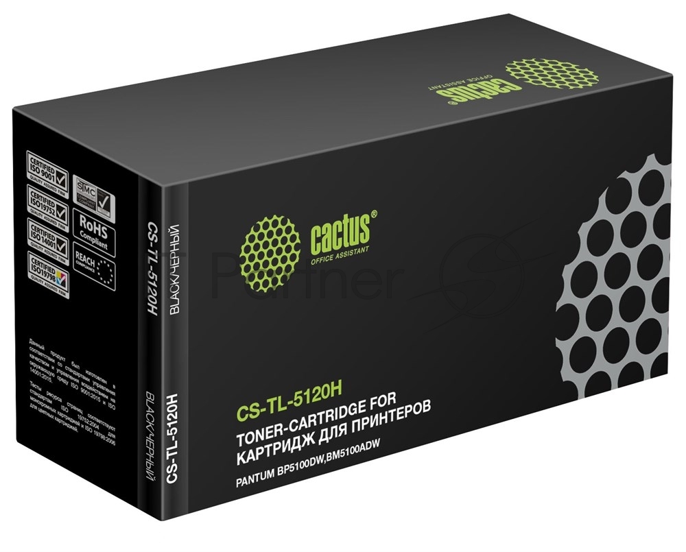 Картридж лазерный Cactus CS-TL-5120 TL-5120/TL-5120P черный (3000стр.) для Pantum BM5100ADN/BM5100ADW/BM5100FDN/BM5100FDW/BP5100DN/BP5100DW