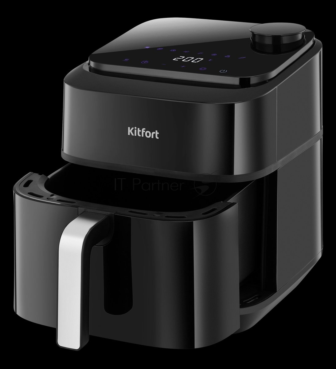 Аэрогриль Kitfort КТ-8154 6.5л 1600Вт черный