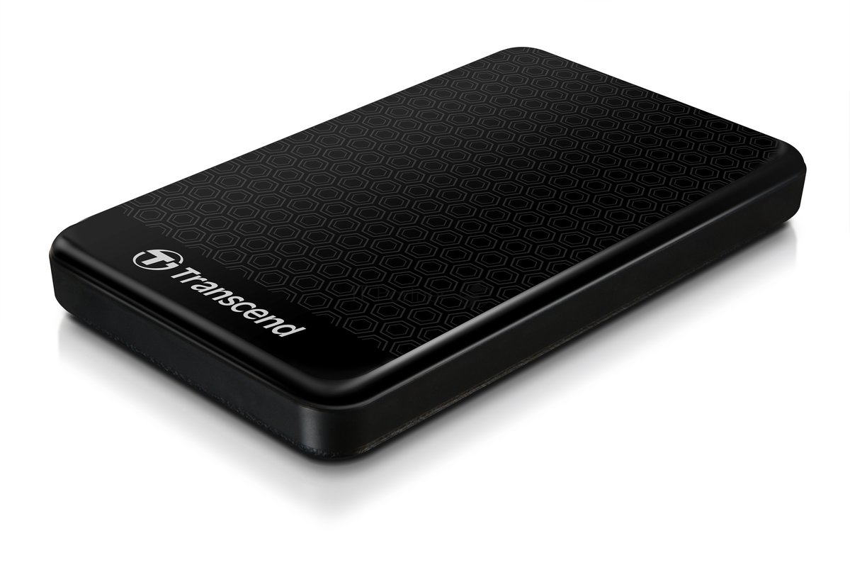 Внешний HDD 2.5" Transcend StoreJet 25A3, 1TB, USB 3.2 Gen 1 Type-A, 5400 rpm, черный
