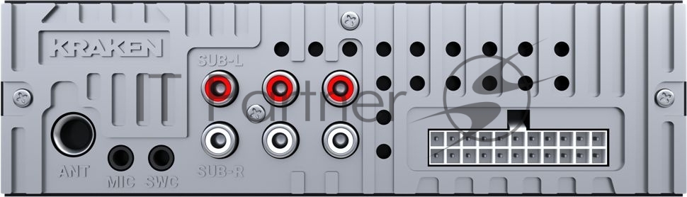 Автомагнитола Prology CDP-8.3 KRAKEN, 1 DIN, Bluetooth, USB Type-A, AUX, пульт ДУ