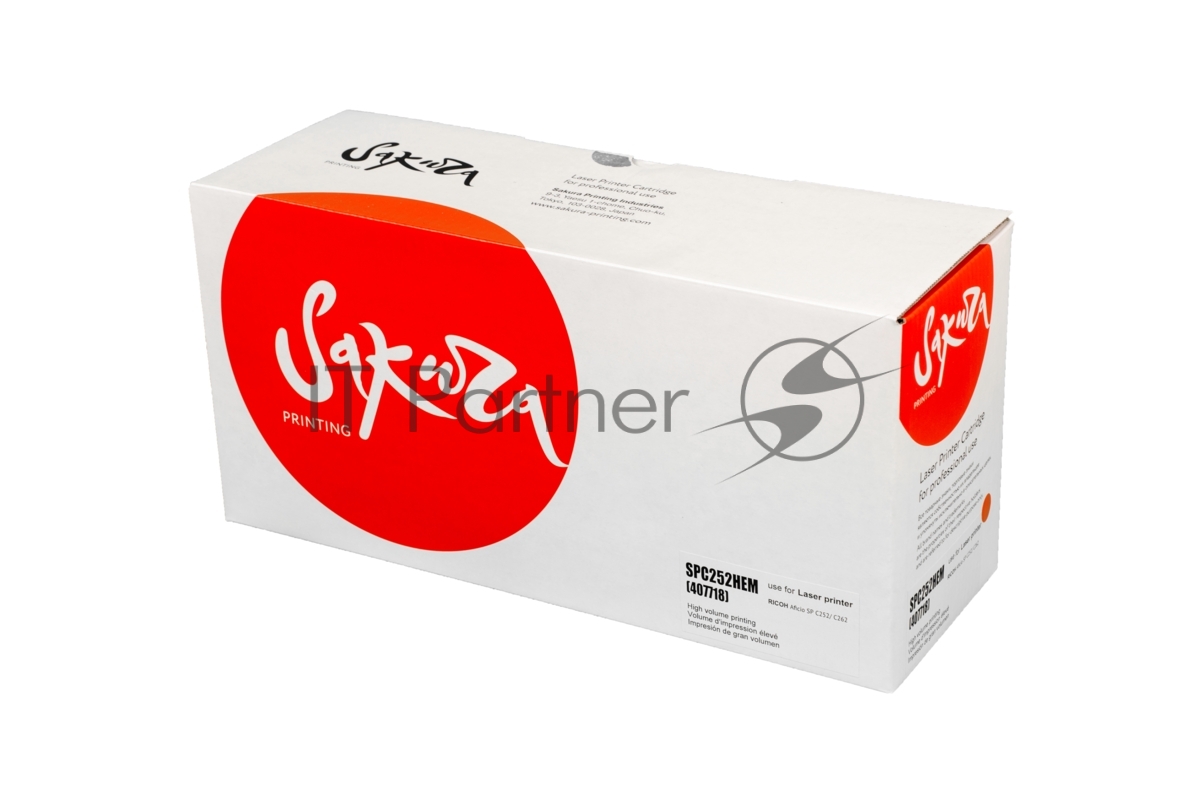 Картридж Sakura SPC252HEM (407718) для Ricoh, пурпурный, 6000 к.