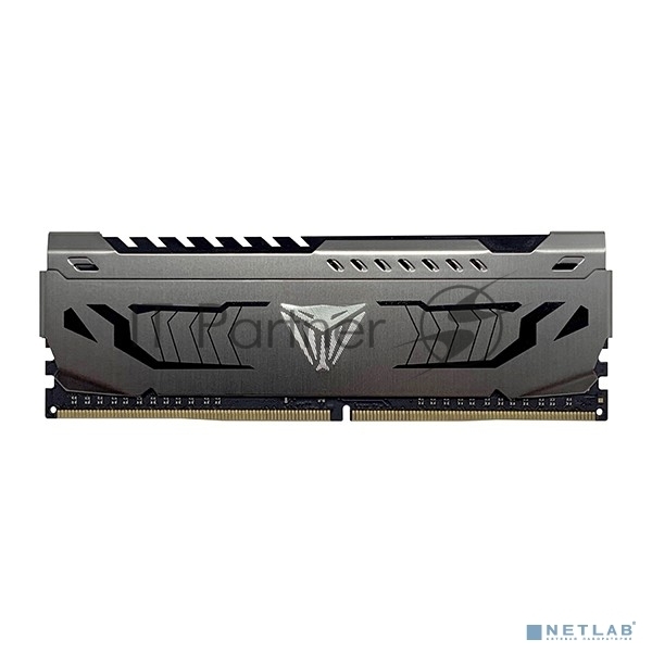 Оперативная память Patriot Viper Steel, DDR4, 8GB, 3200MHz, CL16, DIMM, с радиатором, черный