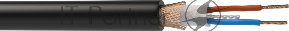 Кабель балансный микрофонный Wize [WMC2450FP] 50 м, 24 AWG, 0.22 мм2, диаметр 6.0 мм, экран, медь 28 x 0.1 мм, бухта