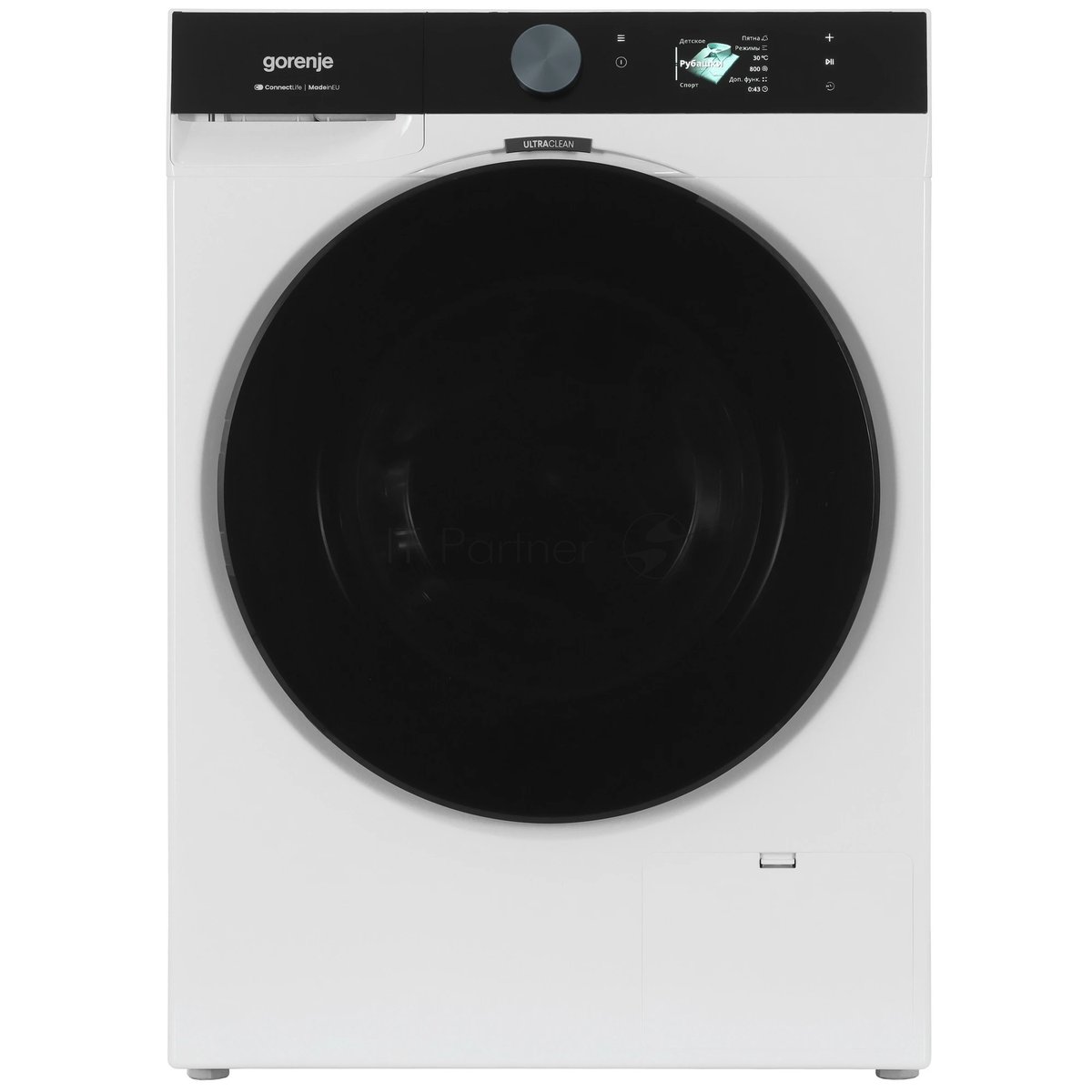 Стиральная машина Gorenje WG894A1P1 белый, загрузка фронтальная 9 кг, 1400 об/мин, класс A