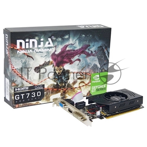 Видеокарта Sinotex Ninja, GT730 (96SP) 1G 128BIT DDR3 (DVI/HDMI/CRT)PCIE, NK73NP013F RTL 50