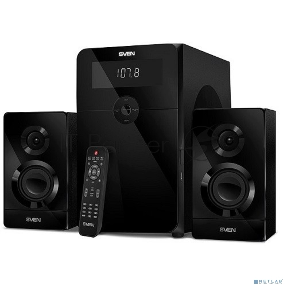 Акустическая система SVEN AC MS-2250, черный (80Вт, FM-тюнер, USB/SD, дисплей, ПДУ, Bluetooth)
