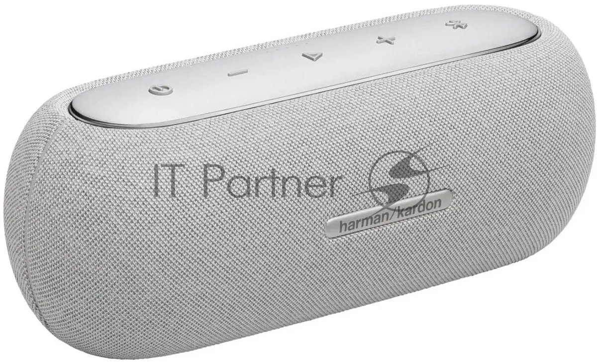 Колонка портативная Harman Kardon Luna Google Assistant, Amazon Alexa серый 40W 1.0 BT/Wi-Fi 4800mAh (HKLUNAGRYEU)