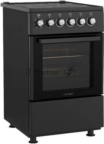 Плита электрическая Norden FF5055XXVD, черный матовый