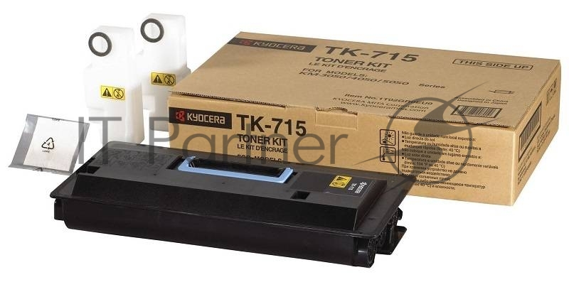 Картридж лазерный Kyocera TK-715 1T02GR0EU0 черный (34000стр.) для Kyocera KM3050/4050/5050