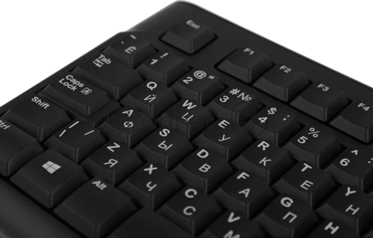 Клавиатура проводная Logitech K120 for business, USB черный (заводская гравировка)