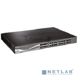 Коммутатор D-Link DGS-1510-28P/A1A, 24×1 Гбит/с + 2×1 Гбит/с SFP + 2×10 Гбит/с SFP+, управляемый