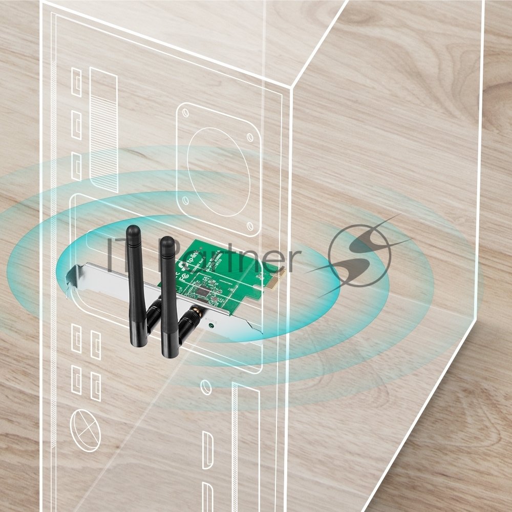 Сетевой адаптер TP-Link SOHO TL-WN881ND Адаптер 300Mbps Wireless N PCI