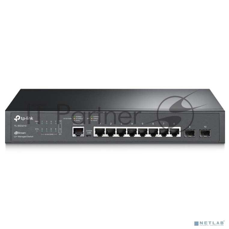 Коммутатор TP-Link SMB TL-SG3210 JetStream 8-Port Gigabit L2 Lite Managed Switch with 2 SFP Slots