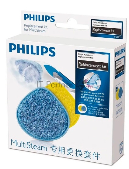 Насадки для паровых очистителей Philips Насадки для паровых очистителей Philips/Сменные насадки из микрофибры для паровых очистителей FC7008, FC7012