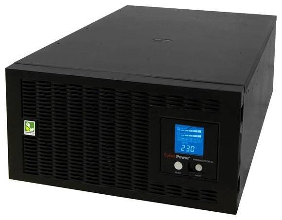 Источник бесперебойного питания CyberPower PR6000ELCDRTXL5U/6000 ВА/4500 Вт/2 х IEC 320 C19 (компьютерная), 8 х IEC 320 C13 (компьютерная)