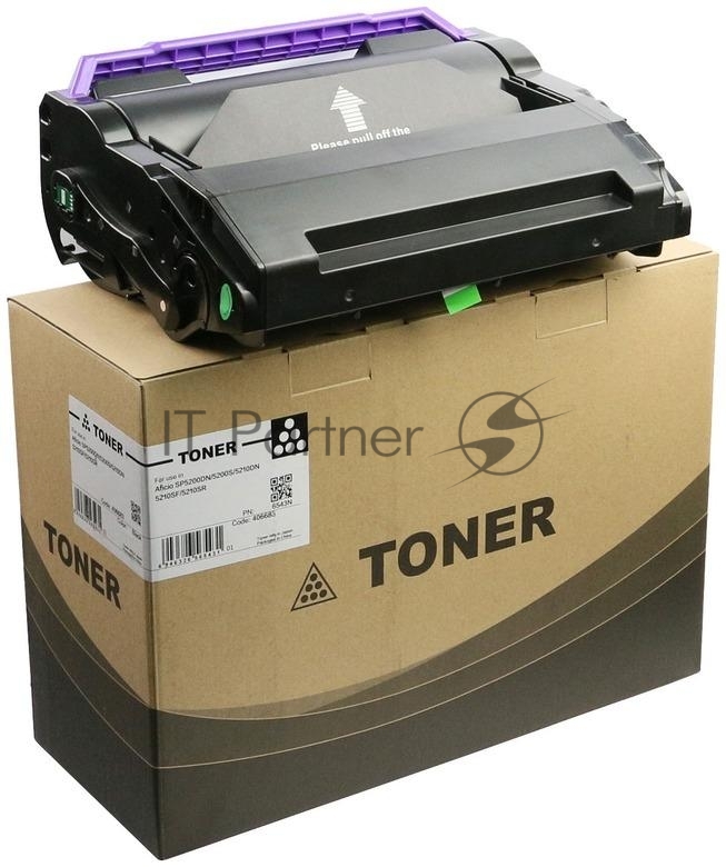 Картридж лазерный Ricoh тип SP 5200HE черный для Aficio SP 5200S/5210SF/5210SR/ SP 5200DN/5210DN 25000 отпечатков