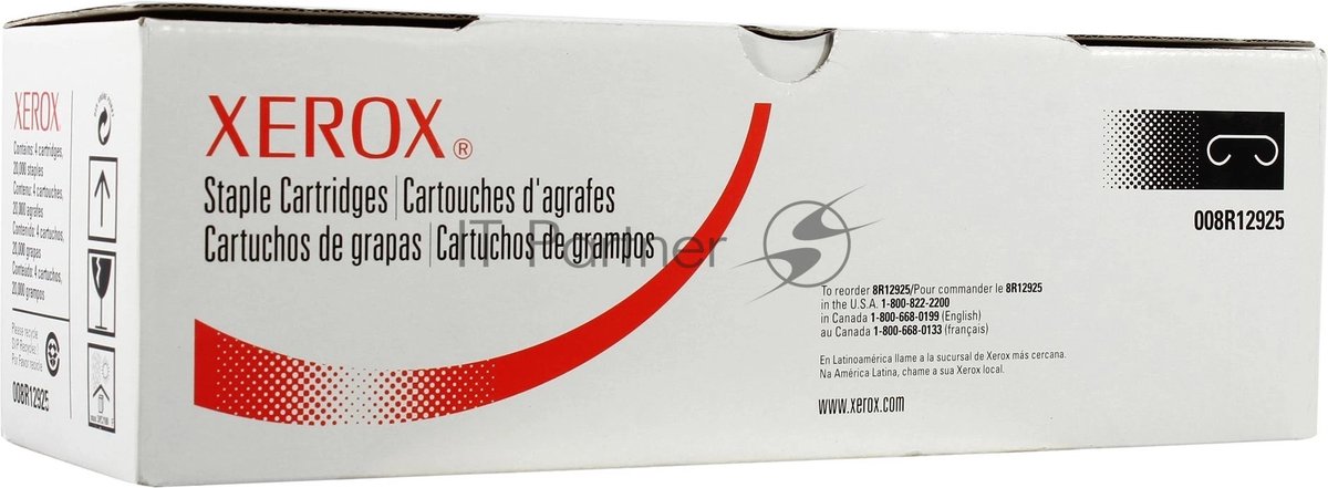 Картридж со скрепками Xerox 008R12925 (комплект 4X5000шт) для Xerox WCP C2128/2636/3545/DC250, буклетм.4110