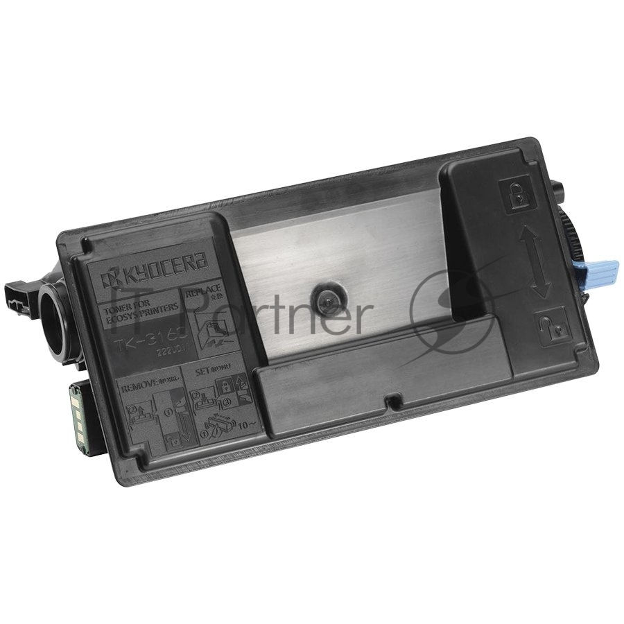 Картридж лазерный Kyocera TK-3160 (1T02T90NL0/1T02T90NL1) черный для P3045dn/P3050dn/P3055dn/P3060dn 12500 стр.
