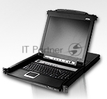 ATEN CL5708N-ATA-RG  8-Port PS/2-USB VGA Single Rail LCD KVM Switch (CL5708NR)