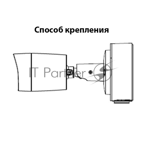 Монтажная коробка Dahua DH-PFA134 для уличных видеокамер серии HFWxxS; Размеры:90x34мм Water-proof Junction Box PFA134