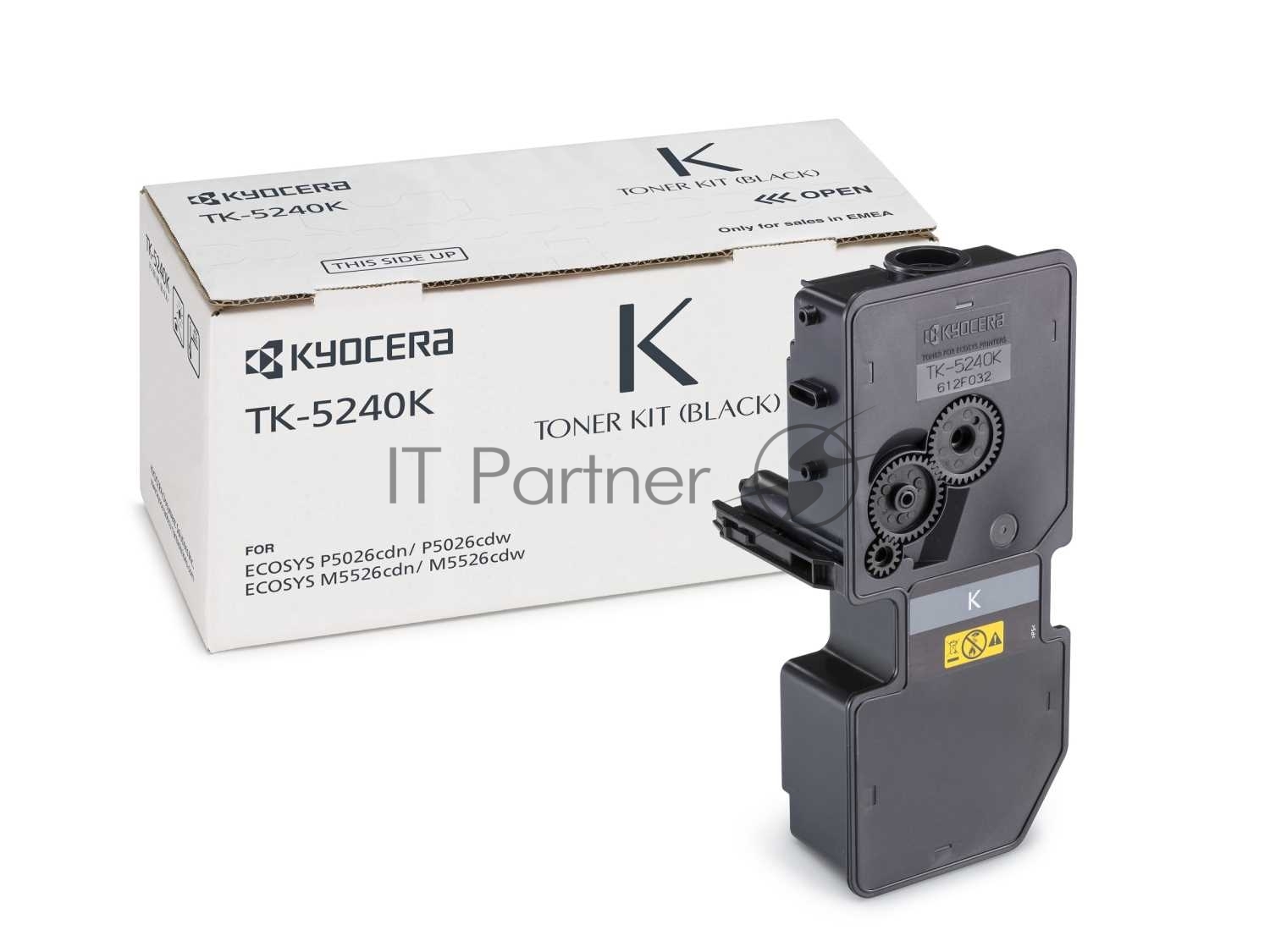 Картридж лазерный Kyocera TK-5240K (1T02R70NL0) черный для P5026cdn/P5026cdw, M5526cdn/M5526cdw 4000 стр.