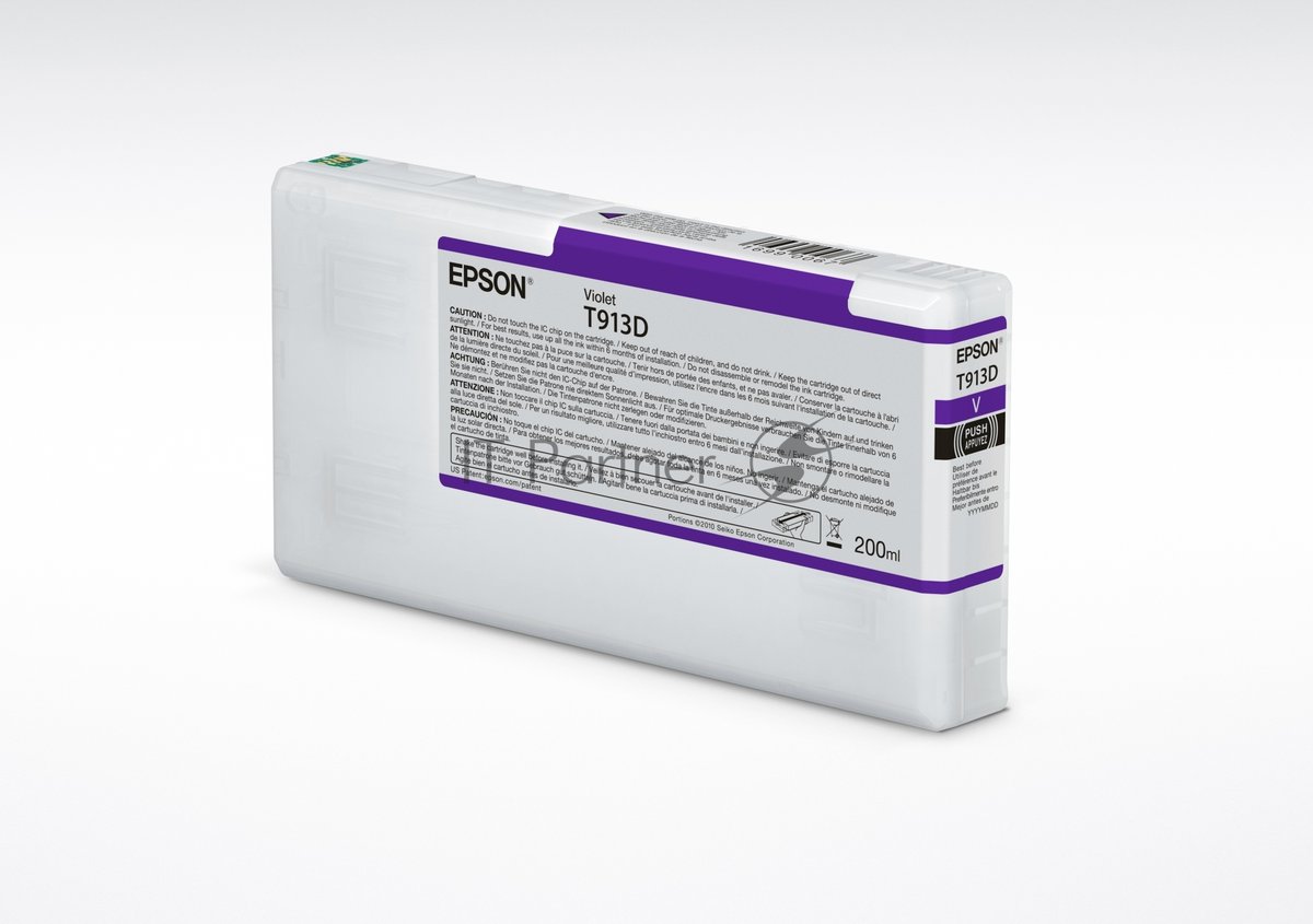 Картридж струйный Epson T913D (C13T913D00) фиолетовый (200 мл) для SureColor SC-P5000V SC-P5000