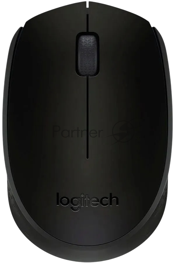 Мышь беспроводная Logitech B170 черный, 1000 dpi, радиоканал, USB, кнопки - 3