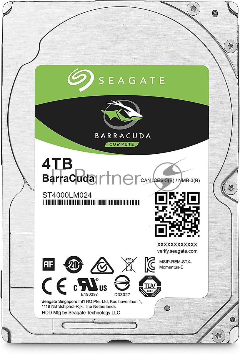 Жесткий диск Seagate Barracuda 4Tb Guardian 2,5" SATA 6.0Gb/s, 5400 rpm, 128mb buffer