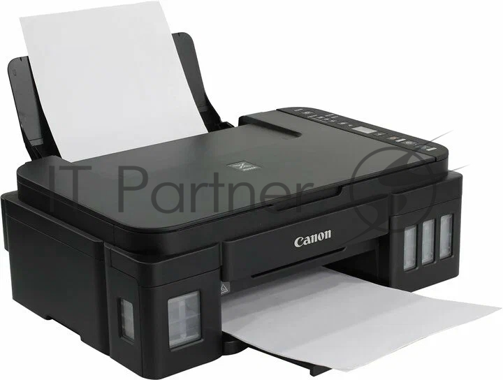 МФУ струйное Canon PIXMA G3410 (2315C009), A4, цветное, печ. 8.8 стр/мин (ч/б) 5 стр/мин (цвет), скан. до 19 стр/мин., 4800x1200 dpi (принтер) 1200х600 dpi (сканер), USB, Wi-Fi