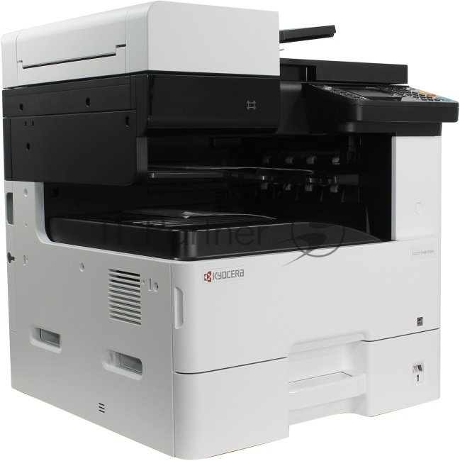 МФУ лазерное Kyocera Ecosys M4125idn (1102P23NL0/NL1) A3, ч/б, печ. до 25 стр/мин. (А4) до 12 стр/мин. (А3), скан. до 50 стр/мин., 1200 x 1200 dpi (печать) 600x600dpi (скан.), USB, RJ-45, NFC, Air Print, Mopria Duplex Net белый