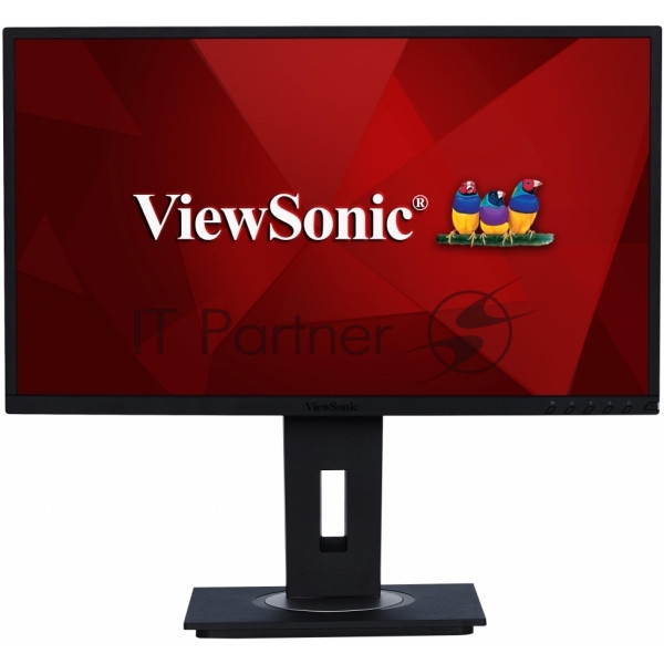 Монитор 23.8" Viewsonic VG2448 Black с поворотом экрана (IPS, LED, 1920x1080, 5 ms, 178°/178°, 250 cd/m, 50M:1, +HDMI, +DisplayPort, +4xUSB, +MM)
