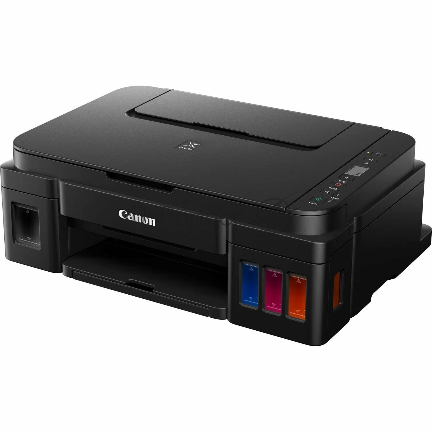 МФУ струйное Canon PIXMA G3410 (2315C009), A4, цветное, печ. 8.8 стр/мин (ч/б) 5 стр/мин (цвет), скан. до 19 стр/мин., 4800x1200 dpi (принтер) 1200х600 dpi (сканер), USB, Wi-Fi