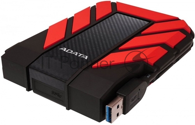 Внешний HDD 2.5" ADATA HD710P, 1TB, USB 3.2 Gen 1 Type-A, 5400 rpm, черный/красный